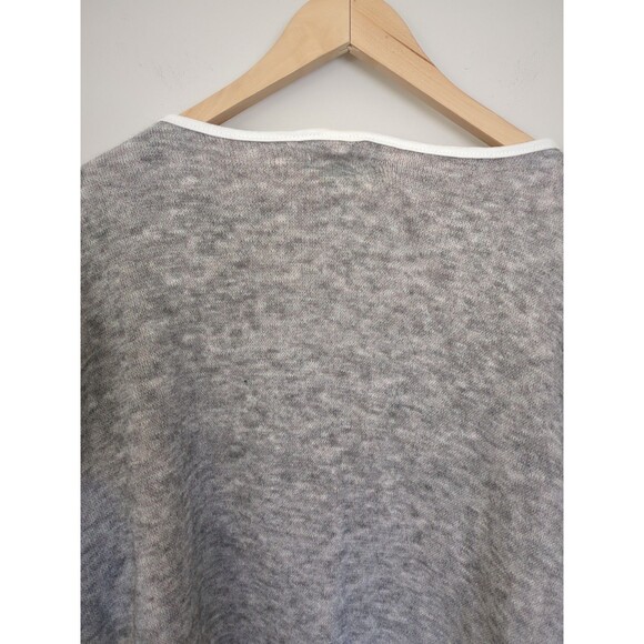 HELCARCII Women’s Long Gray Cardigan Sweater Open Front Two Pocket NWT SZ XL - Picture 9 of 13